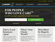 Tablet Screenshot of hagerty.com